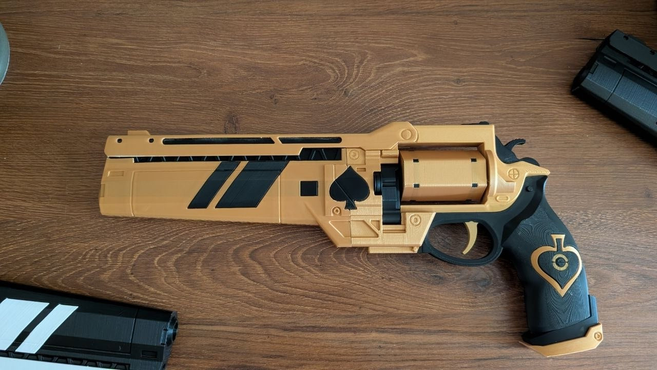 Ace Of Spades 3D Printed Replica Prop from Destiny 2