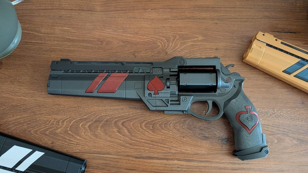 Ace Of Spades 3D Printed Replica Prop from Destiny 2