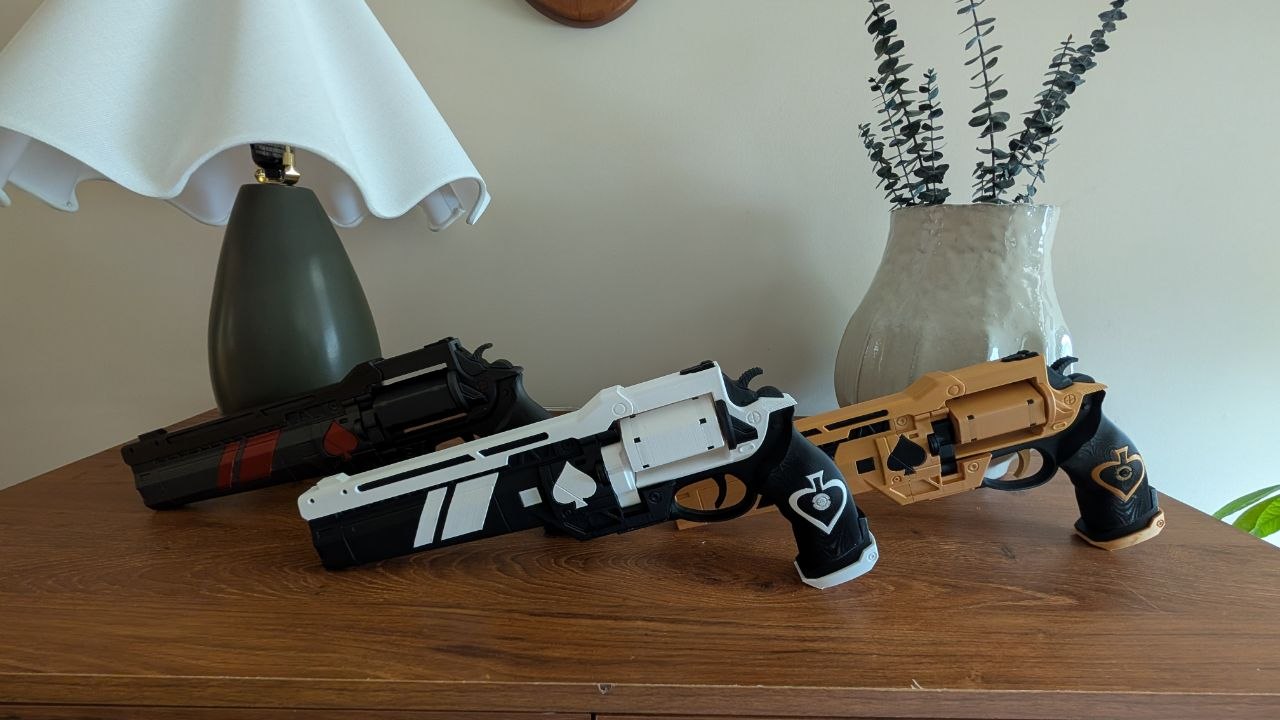Ace Of Spades 3D Printed Replica Prop from Destiny 2