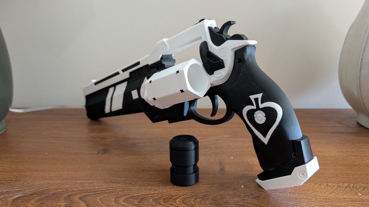 Ace Of Spades 3D Printed Replica Prop from Destiny 2
